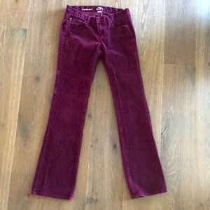 Ann Taylor loft maroon corduroy pants. Size 4